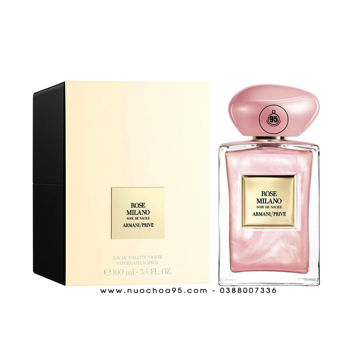 N c hoa Giorgio Armani Rose Milano Soie De Nacre